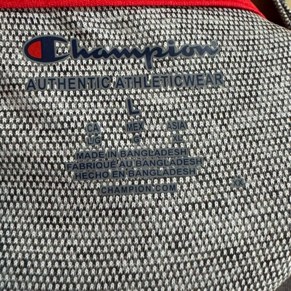 Champion CSUN Cal State Univ Northridge Athletic 1/4 Zip Long Sleeved Top L - Picture 6 of 14